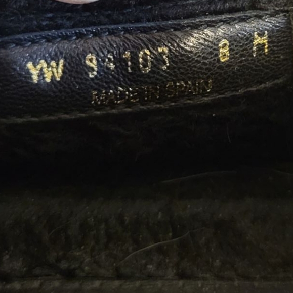 Stuart Weitzman Black Fur Loafers - Picture 8 of 9